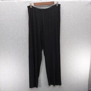 Black "Made In Heaven" 1X Womens Acetate & Spandex Pants